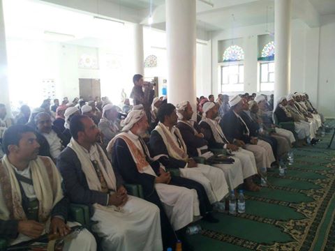 تحت شعار "الرسول محمد صلوات ربي وسلامة علية وعلى آله علمنا الوقوف صفا واحدا في مواجه الطغاة والمعتدين" المركز_الإعلامي_بالأمانة فج عطان|خاص: