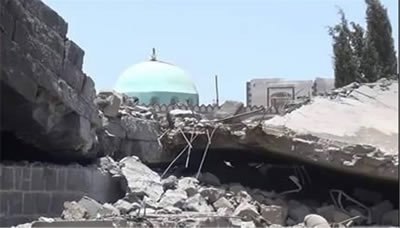 العدوان السعودي الأمريكي يدمر 136 مسجدا في محافظة صنعاء