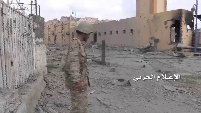 ( صور + فيديو ) الإعلام الحربي يوزع مشاهد لحجم الدمار الذي لحق بمدينة الربوعة جراء القصف عليها