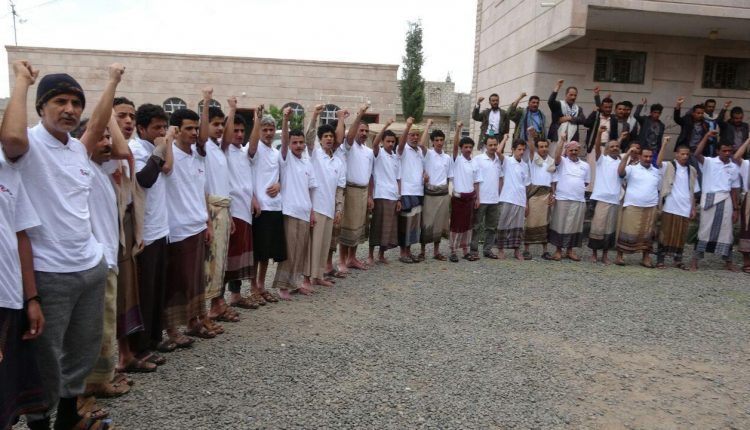 الإفراج عن 70 من المغرر بهم في محافظة ذمار