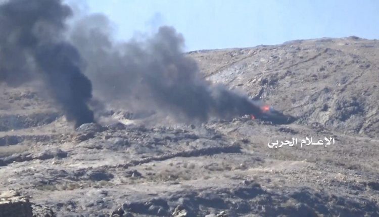 تدمير أربع آليات للمنافقين بصواريخ موجهة في الضالع