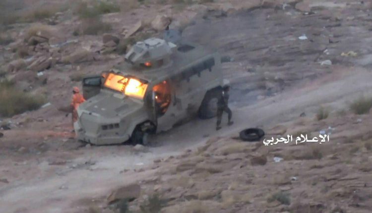 إفشال محاولة تقدم للمرتزقة قبالة منفذ علب وتكبيدهم خسائر فادحة