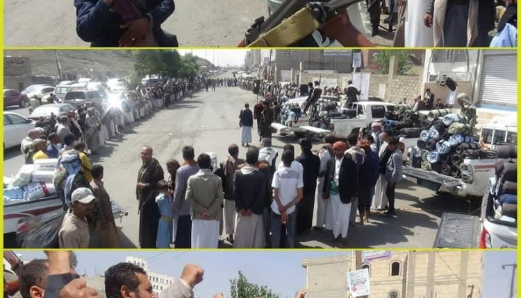 مديرية معين تسير قافلة غذائية بمناسبة ذكرى عاشوراء.