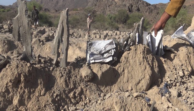 16 شهيدا حصيلة مجزرة العدوان في قعطبة بالضالع