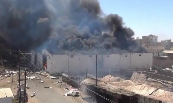 39 غارة لطيران العدوان الأمريكي السعودي على عدد من المحافظات