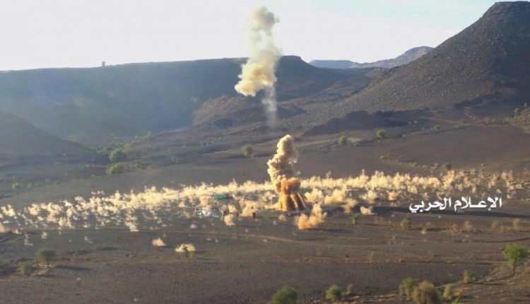 صاروخ باليستي يستهدف تجمعات المرتزقة في معسكر الشاجري بأبين